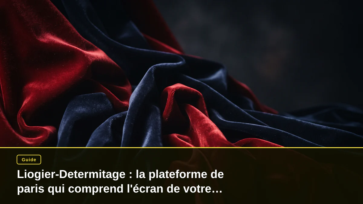 Liogier-Determitage : la plateforme de paris qui comprend l'écran de votre téléphone