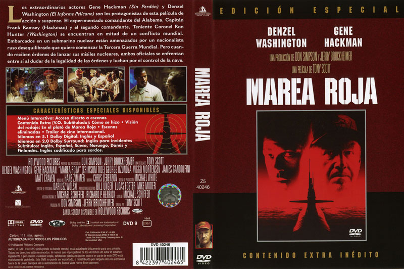 Ma Roj carat - Marea Roja E.E. [DVD9 Full] [Pal] [Esp/Ing] [5.1] [Sub:Multi] [1995] [Acción] [VS]