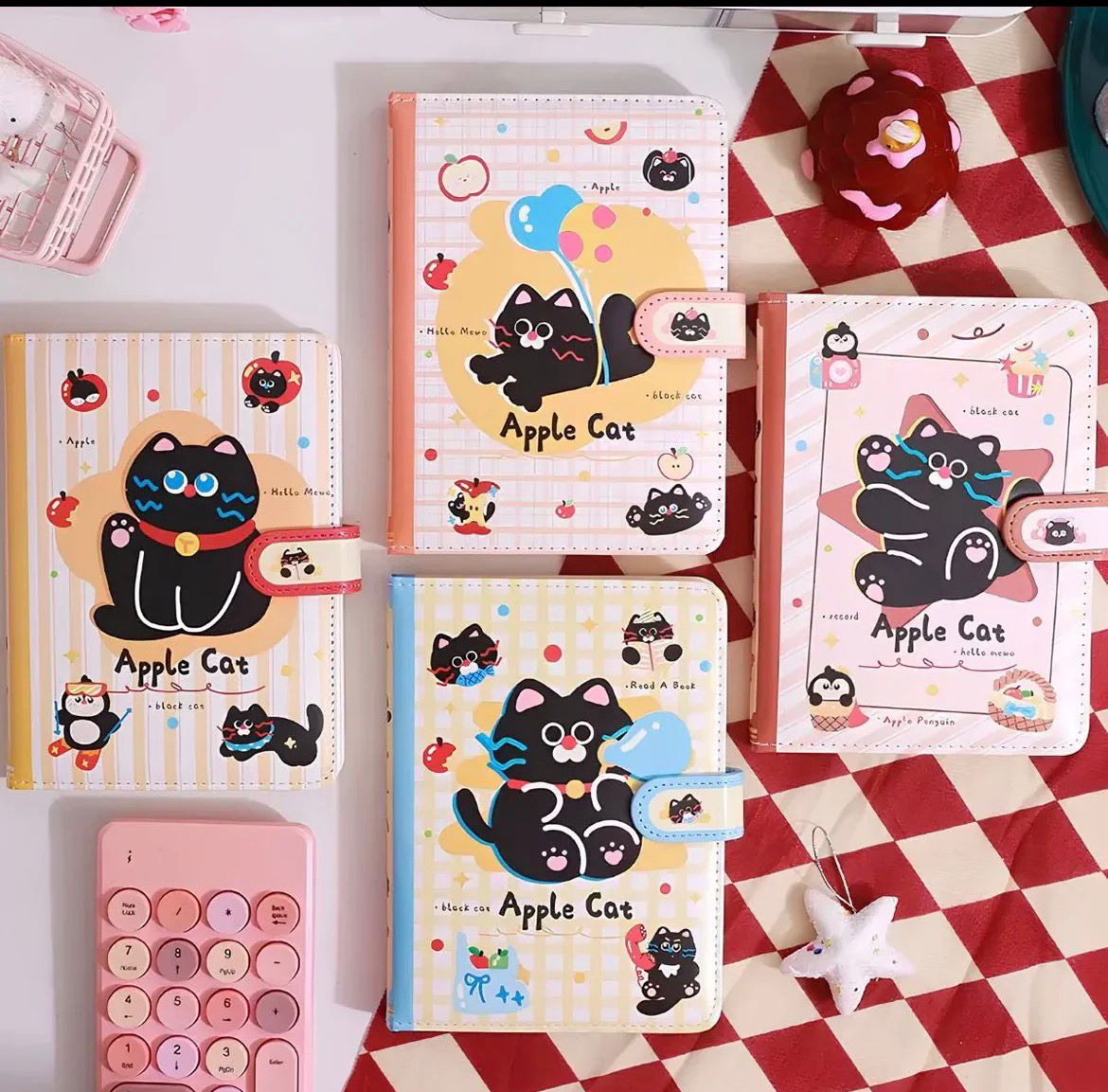 Cartoon Cat Planner Diary
