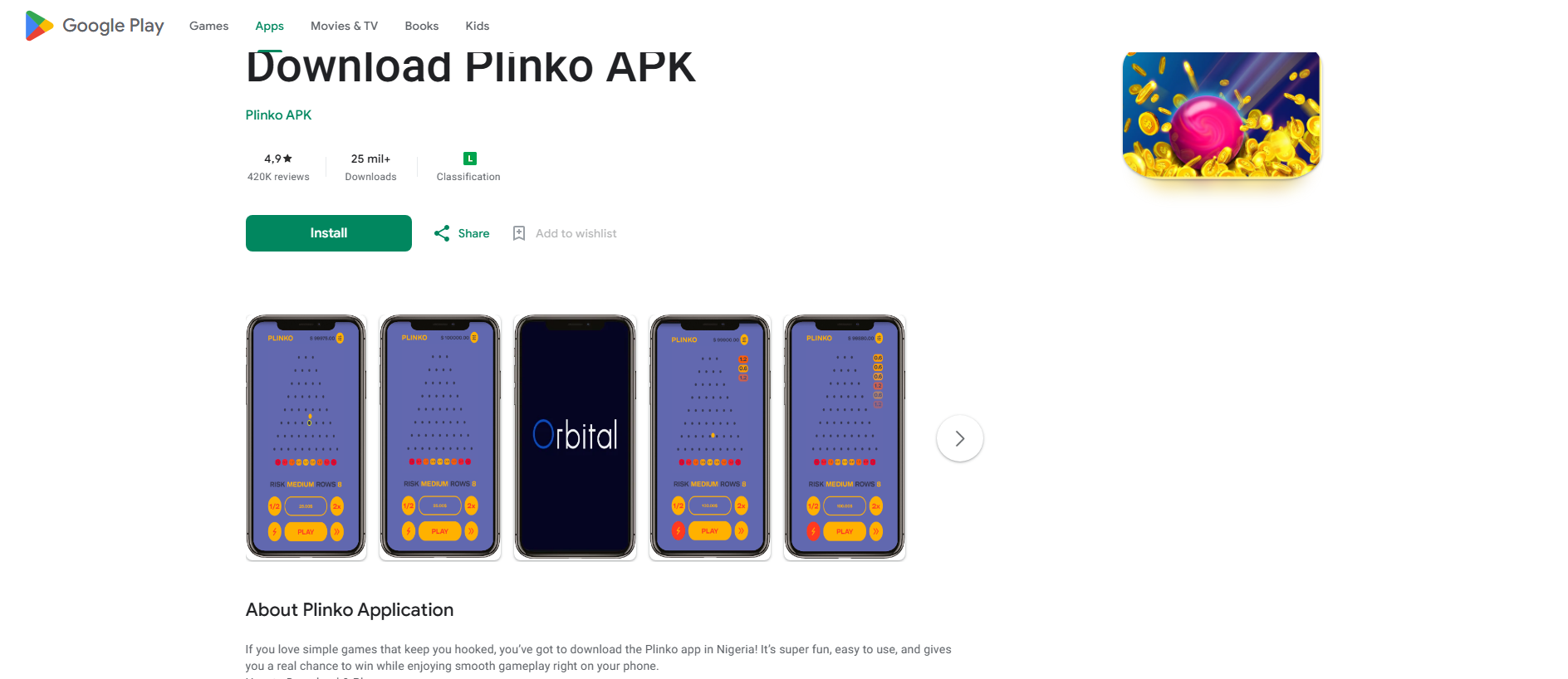 Stored capture of download-plinko.ng