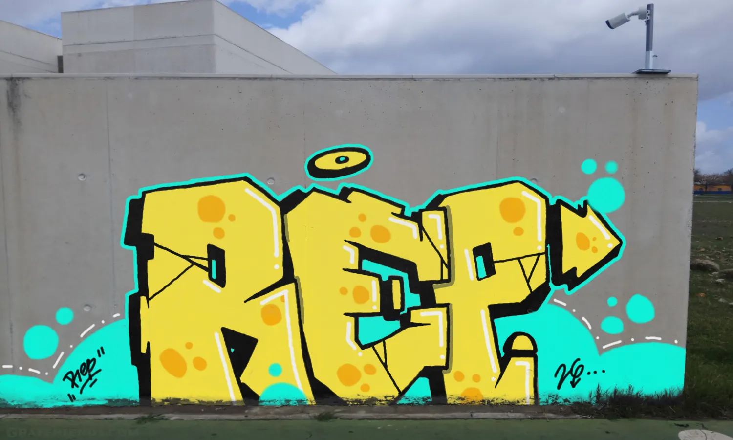 Graffiti artwork by REP