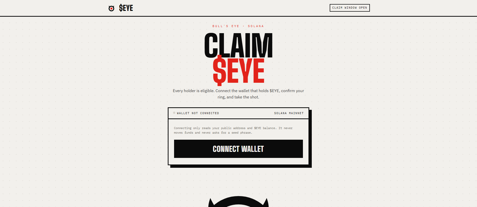 Stored capture of claimbullseye.lol