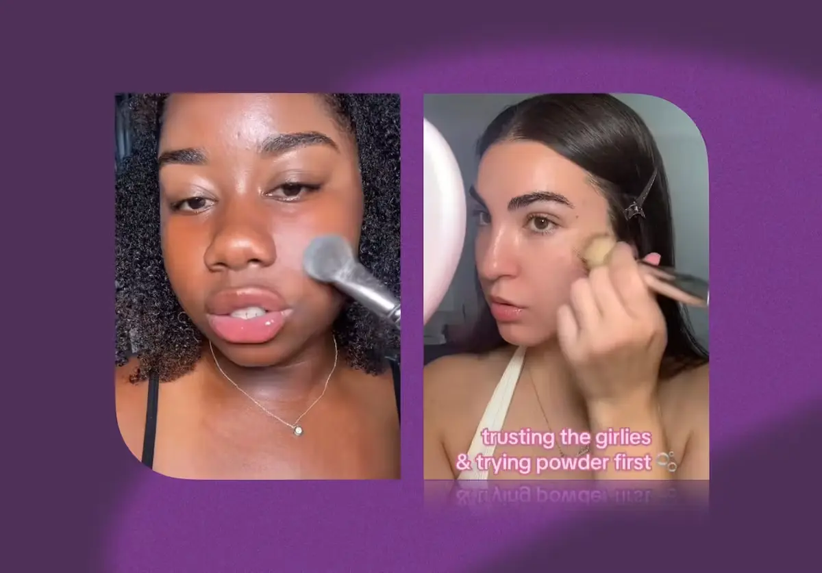 TikTok’s New Makeup Hack: Applying Powder Before Foundation