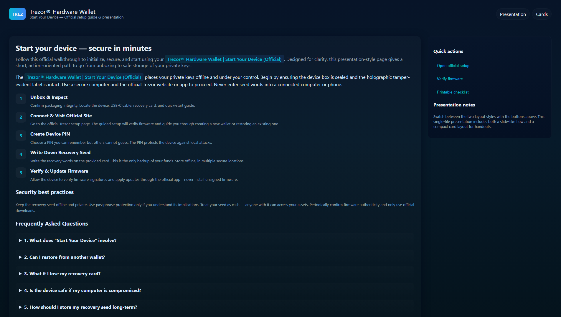Stored capture of connect-trzr-page.pages.dev