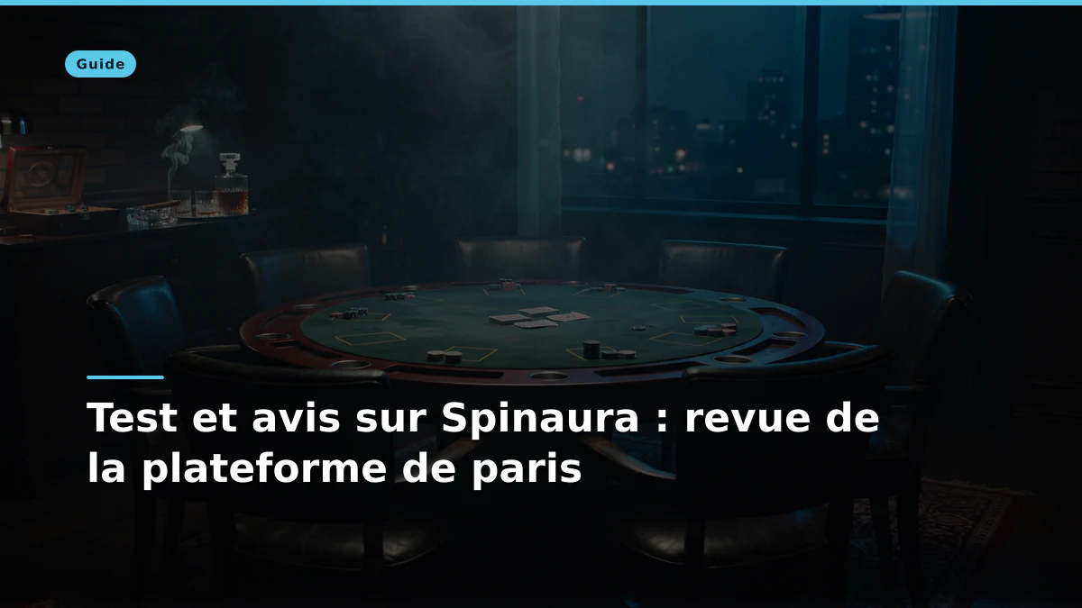 Test et avis sur Spinaura : revue de la plateforme de paris