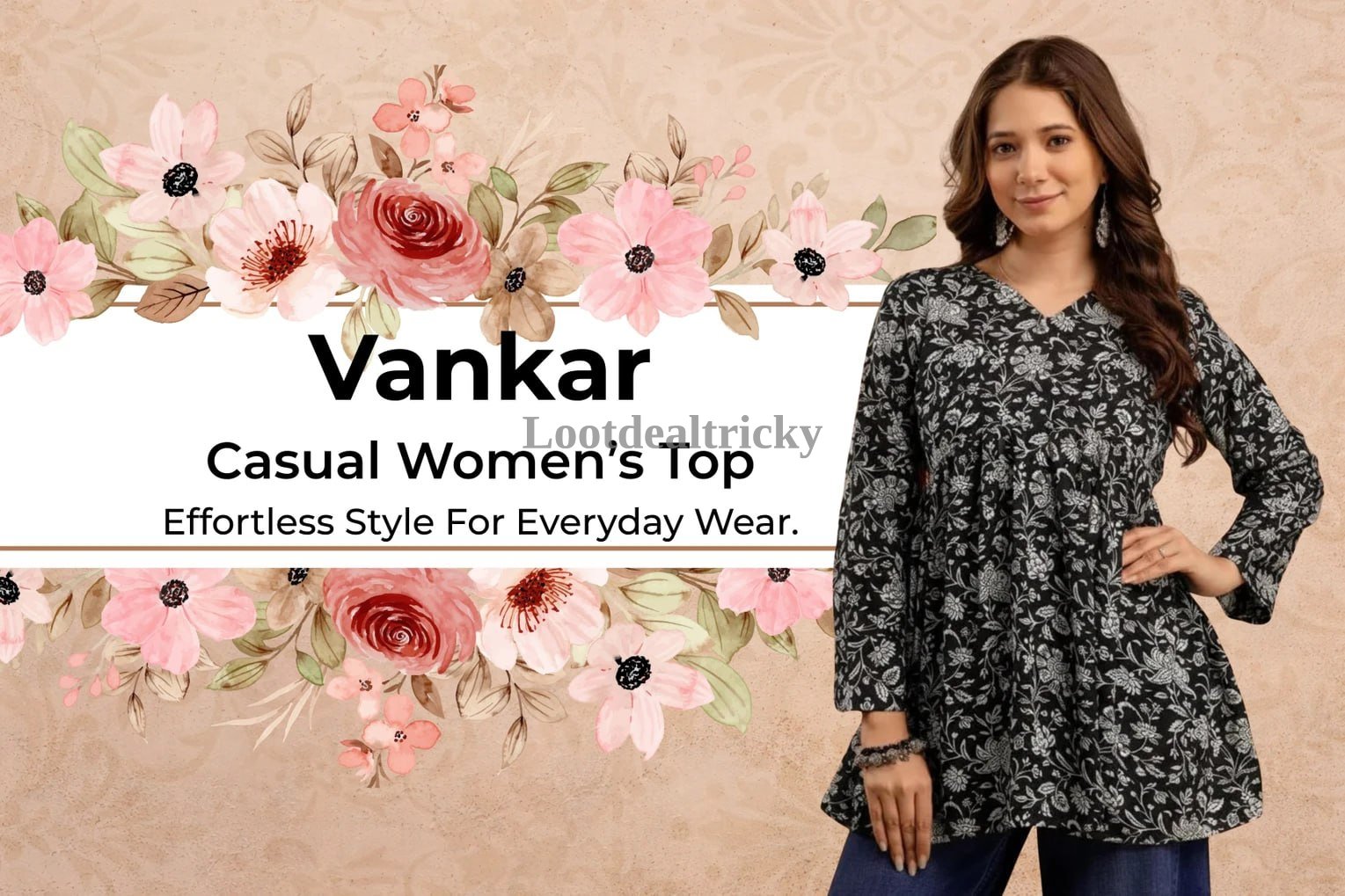 casual Floral Print – Just ₹209 | Top Unbeatable Deal casual Floral Print – Just ₹209 | Top Unbeatable Deal