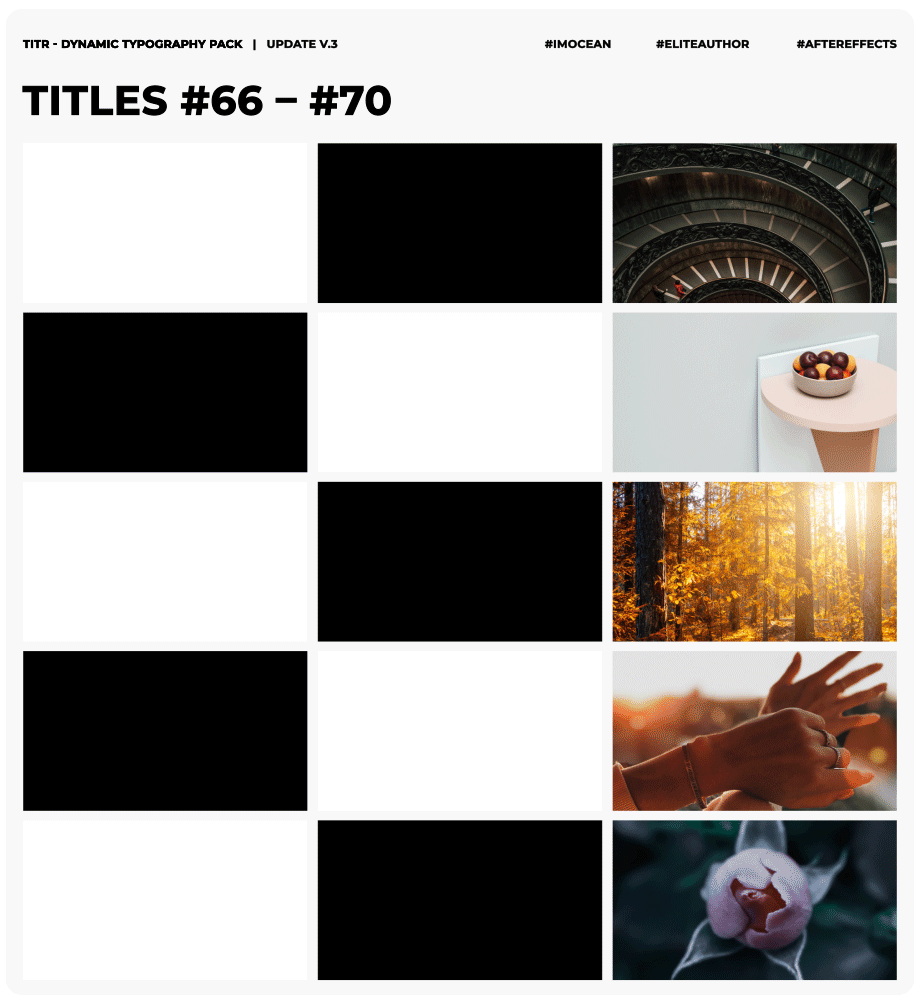 TITR | Dynamic Typography Pack - 21