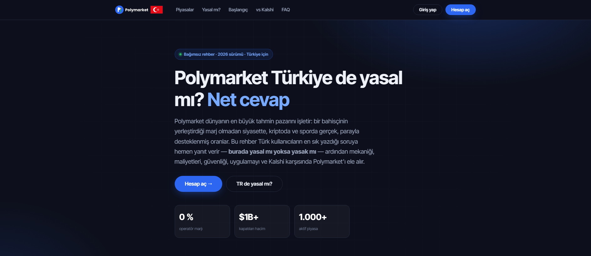 Forensic screenshot of polymarket-tr.com showing the phishing page layout