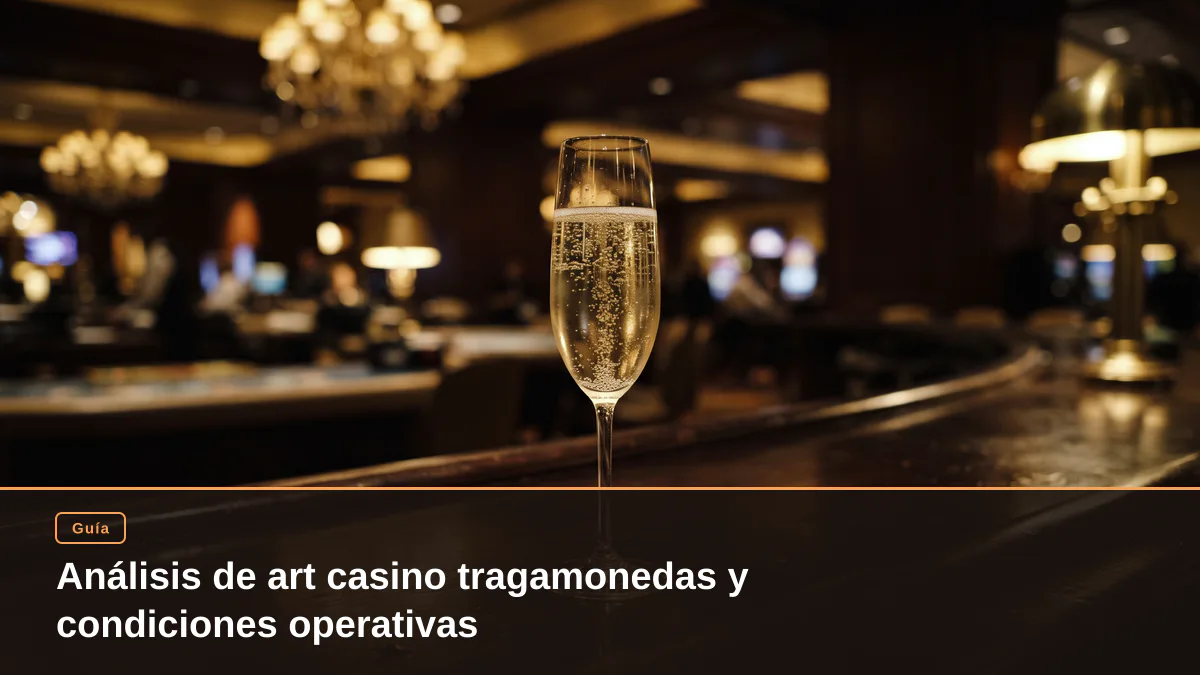 Análisis de art casino tragamonedas y condiciones operativas