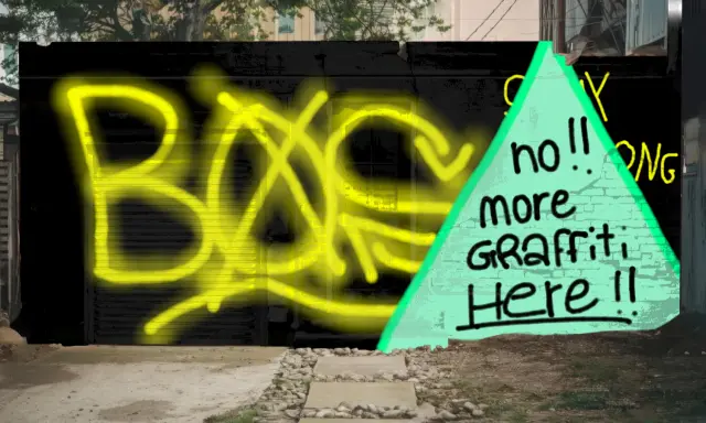 Graffiti artwork by BASS