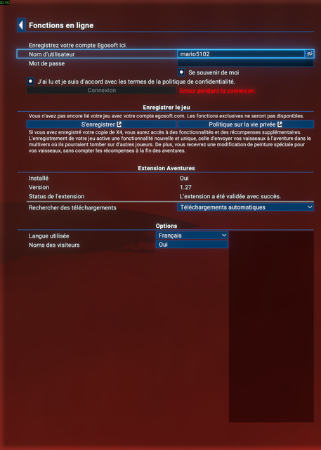 1781875716 erreur connection
