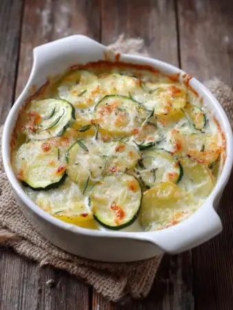 Easy French Vegetable Gratin – A Creamy, Cheesy Comfort Dish