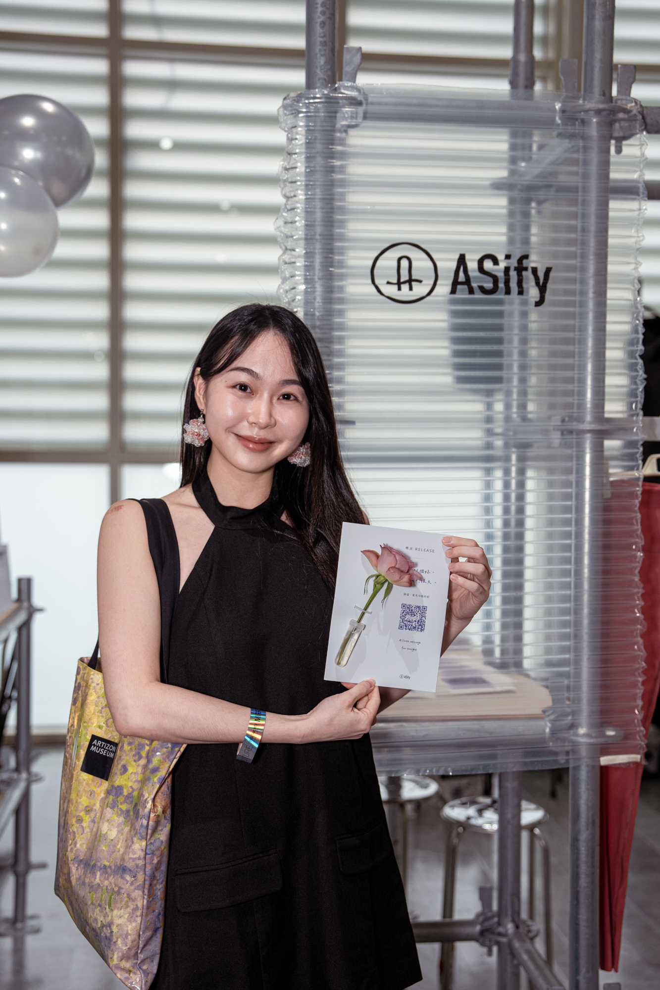 Alice 老師與 ASify 玫瑰花卡