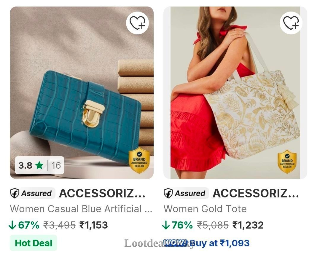 Flipkart Accessorize Bags – Excellent Saving Offer @ 76
