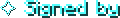 Diamond Signature