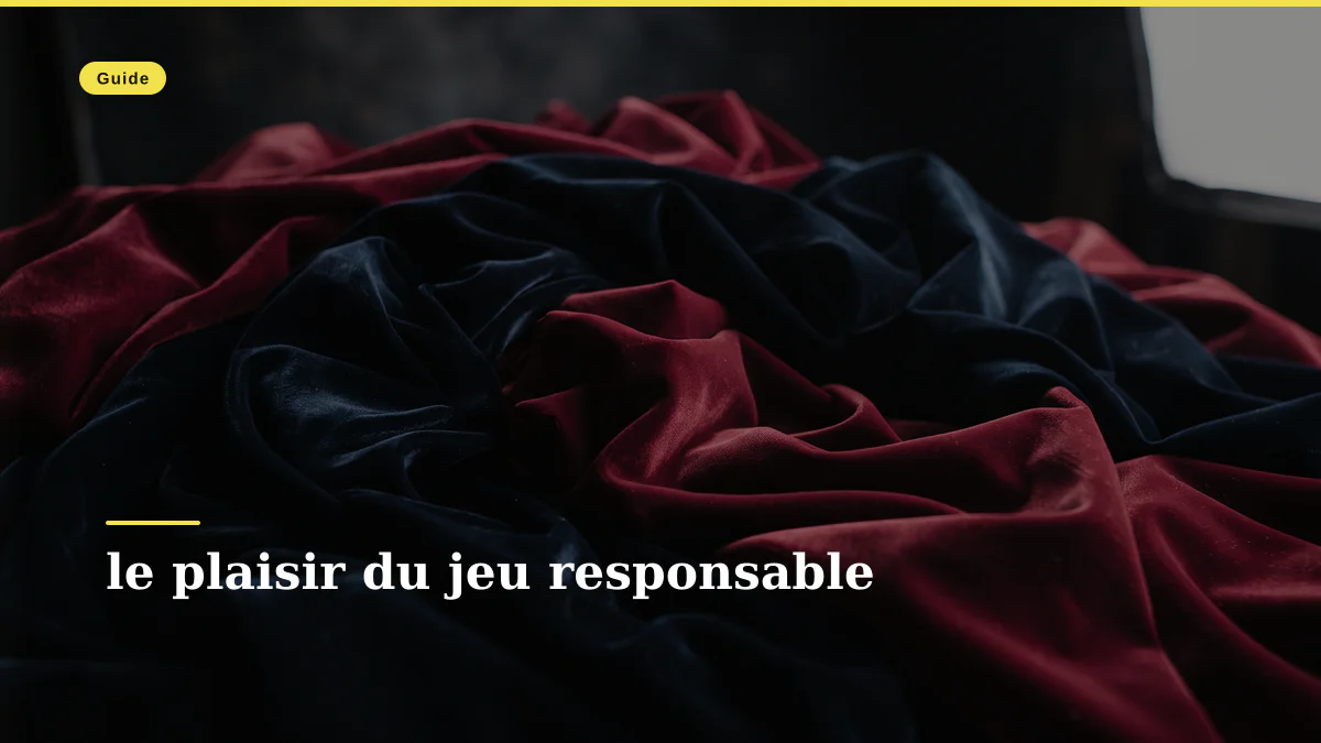 le plaisir du jeu responsable