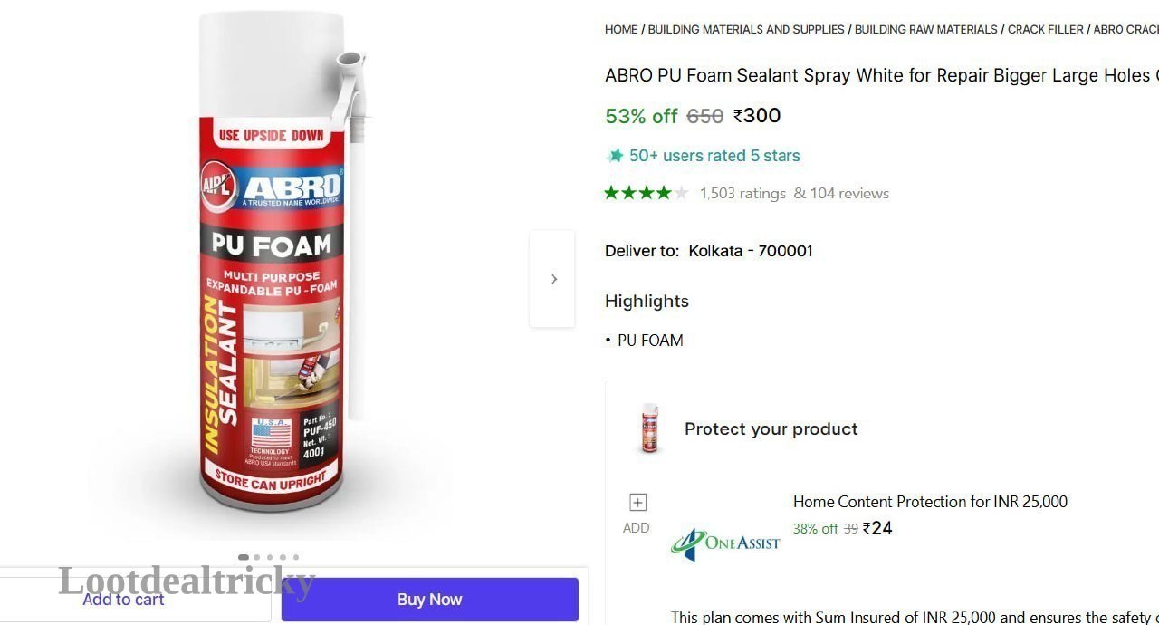 Abro Pu Foam Offer Image