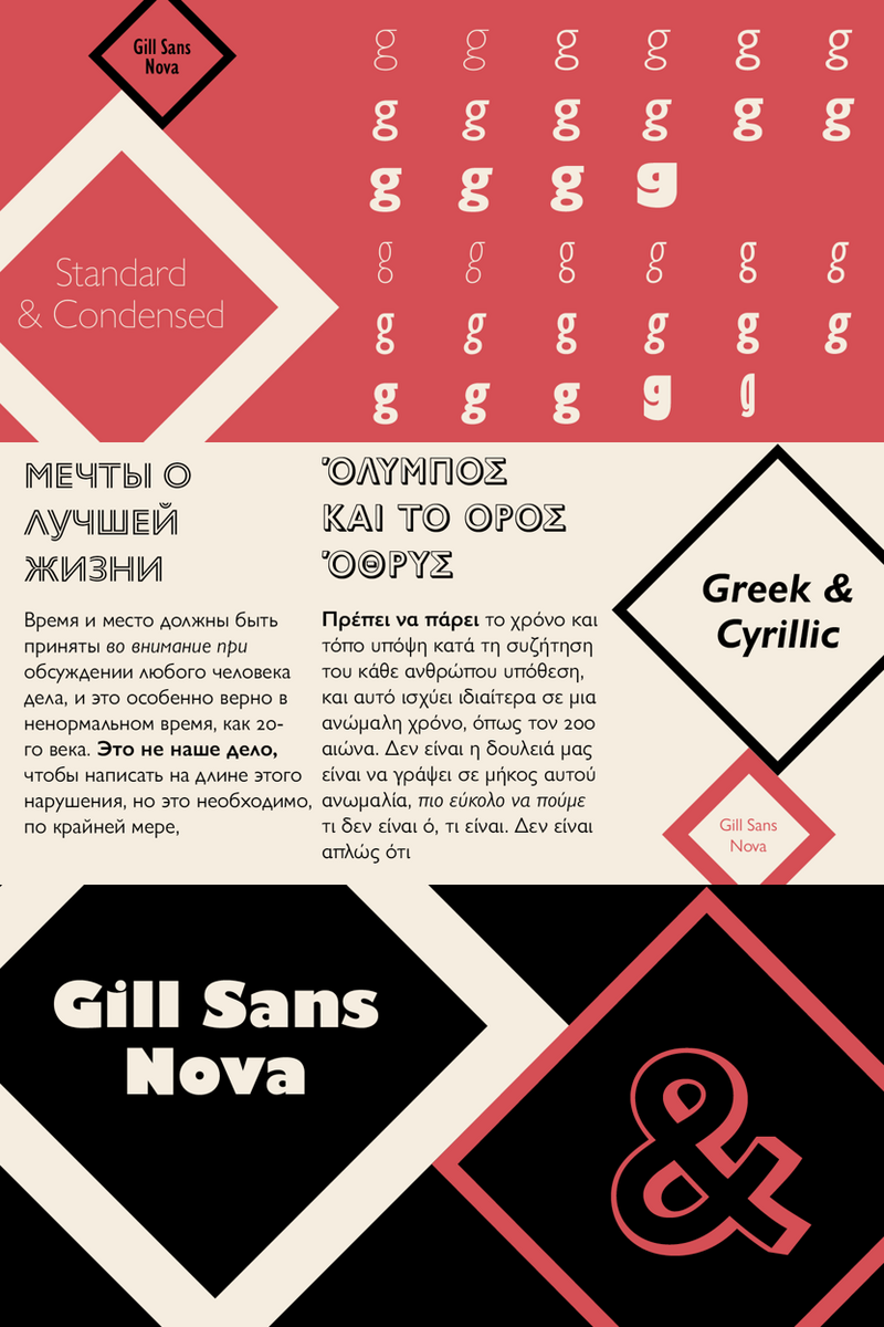 Gill Sans® Nova: Your Learning Brand's Retro Rewind – Sparking Joy in Logos like 'Wonder Academy'!