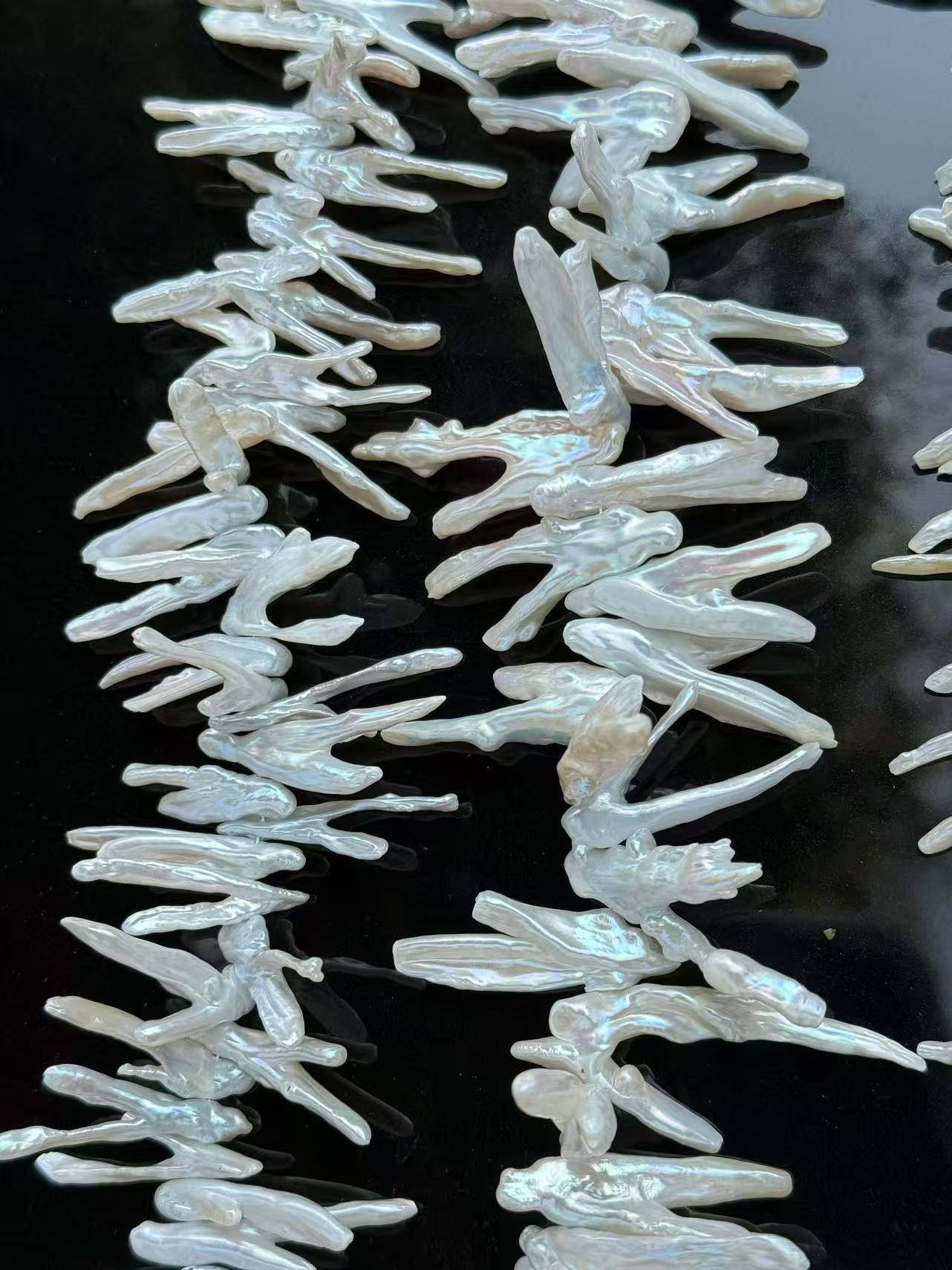 Baroque branch pearl jewelry