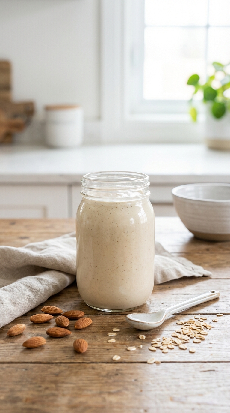 Vanilla Almond Protein Oat Shake — Perfect Post-Workout Fuel