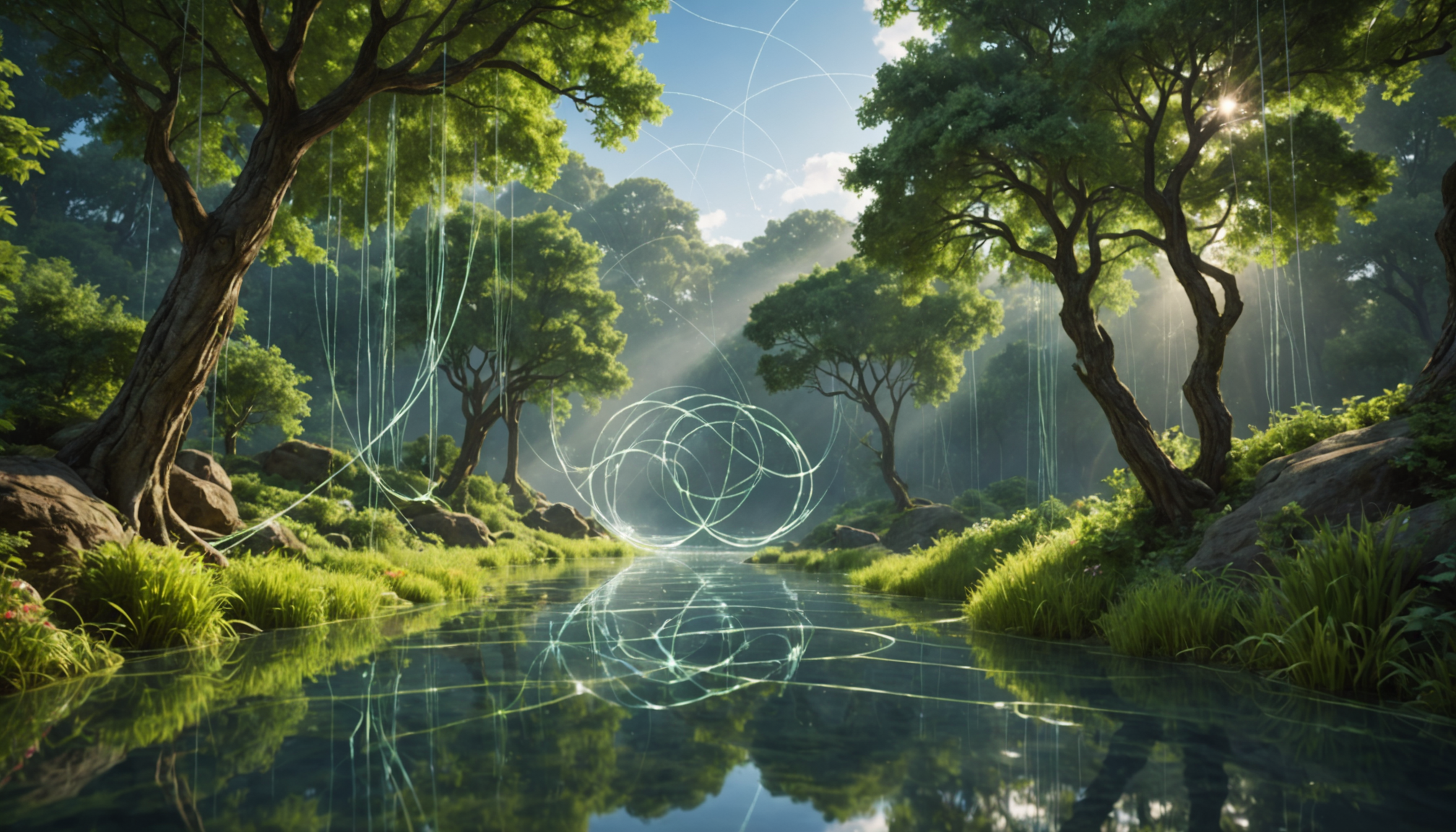 Ethereal threads connecting nature and quantum physics