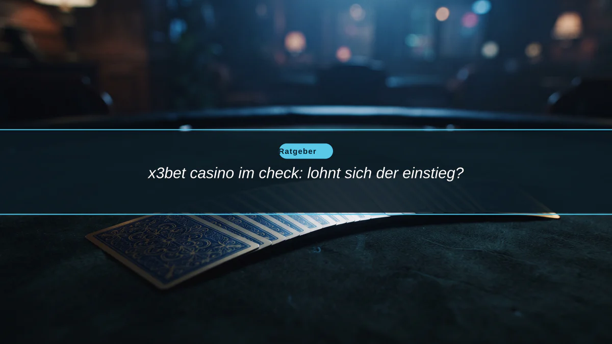 x3bet casino im check: lohnt sich der einstieg?