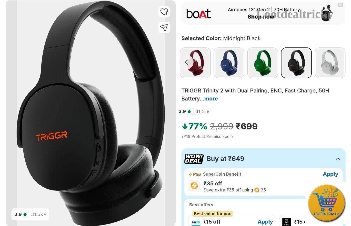 Triggr Bt Headphone | Best Deal Triggr Bt Headphone | Best Deal