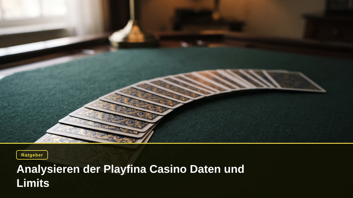 Analysieren der Playfina Casino Daten und Limits