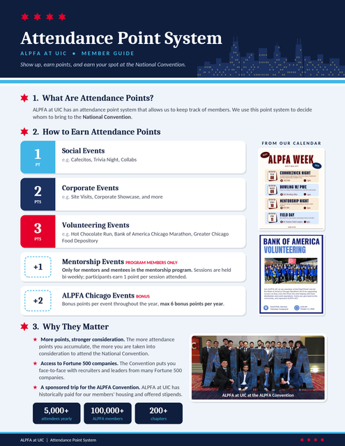 Preview of the ALPFA at UIC Member Guide