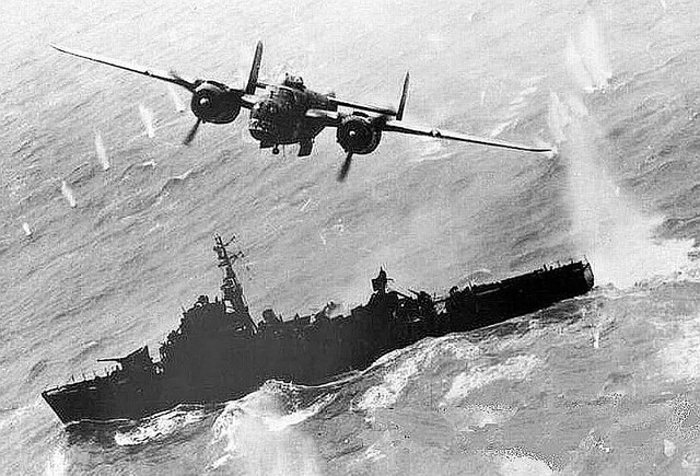 B 25 vs jap