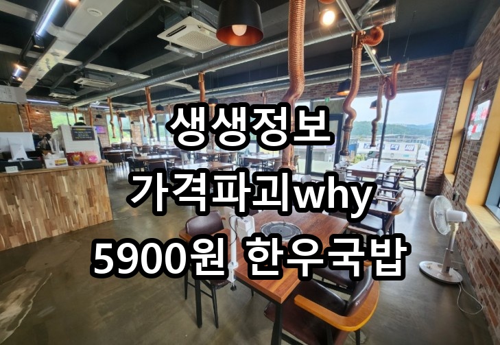 생생정보 가격파괴why 5900원 한우국밥 대표 이미지