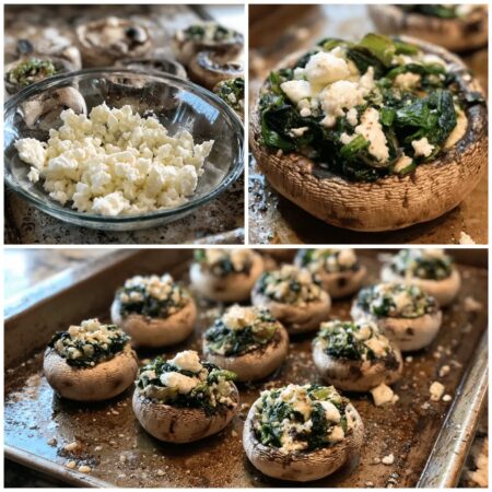Spinach and Feta Stuffed Mushrooms: Irresistible Appetizers!