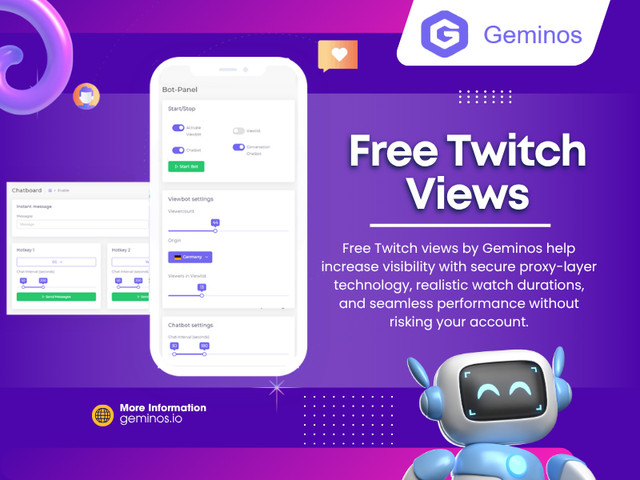 The stream goes live, the setup looks fine, the game is running smoothly… and then the viewer count just sits there. Maybe one, maybe zero. Minutes pass, sometimes hours, and nothing really changes. That’s usually when the idea of trying free twitch views starts to sound appealing.

Read Our Blogs:
https://tinyurl.com/22rduyhp
https://v.gd/9Vzlvd
https://is.gd/TOUeWB

More Links:
https://is.gd/pYM1A7
https://v.gd/USYSdi
https://tinyurl.com/28y2hola