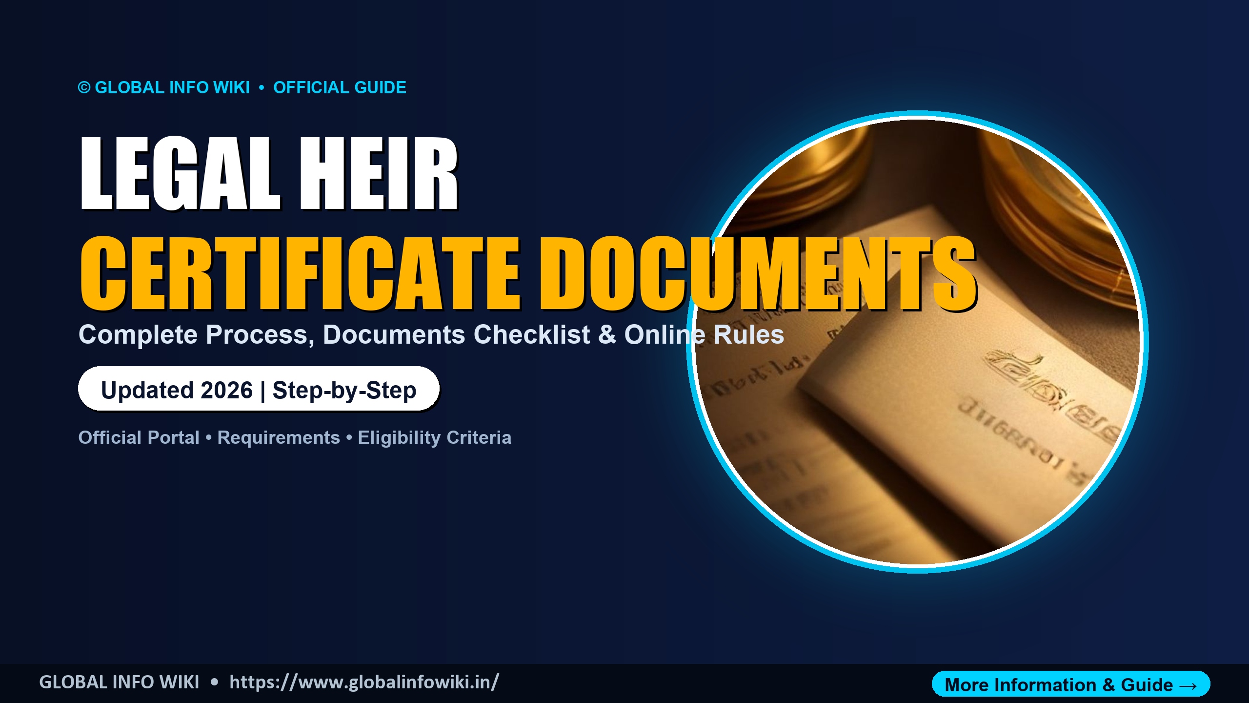 Legal Heir Certificate Documents Required India — Property & Bank Claim Process (Warisan Praman Patra) Legal Heir Certificate Documents Required India — Property & Bank Claim Process (Warisan Praman Patra)
