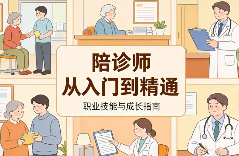 陪诊师从入门到精通，开启大健康副业新赛道