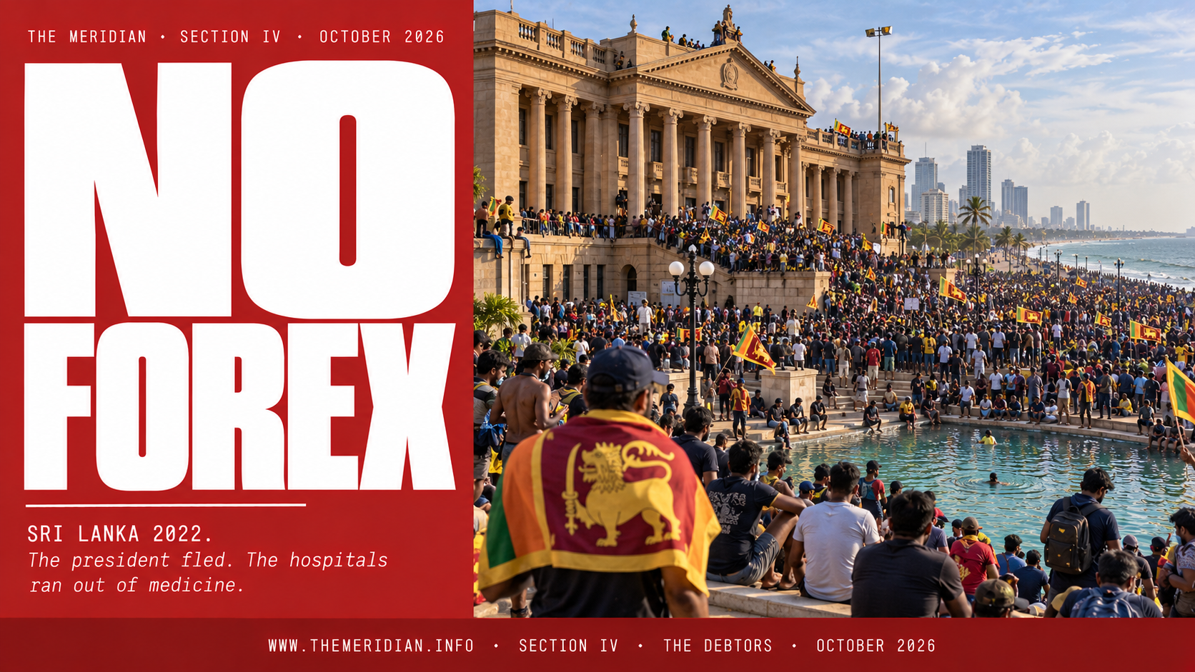 Sri Lanka Debt Collapse 2022 Foreign Exchange Crisis October 2026 The Meridian Intelligence Desk