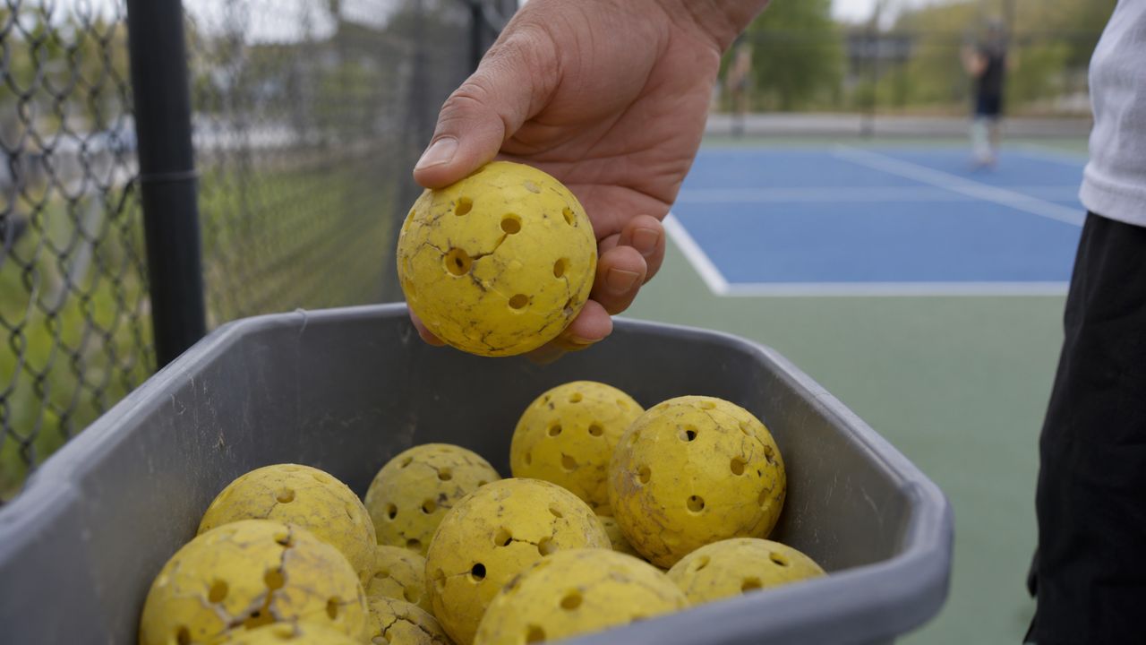 Used pickleballs collected for responsible reuse and recycling