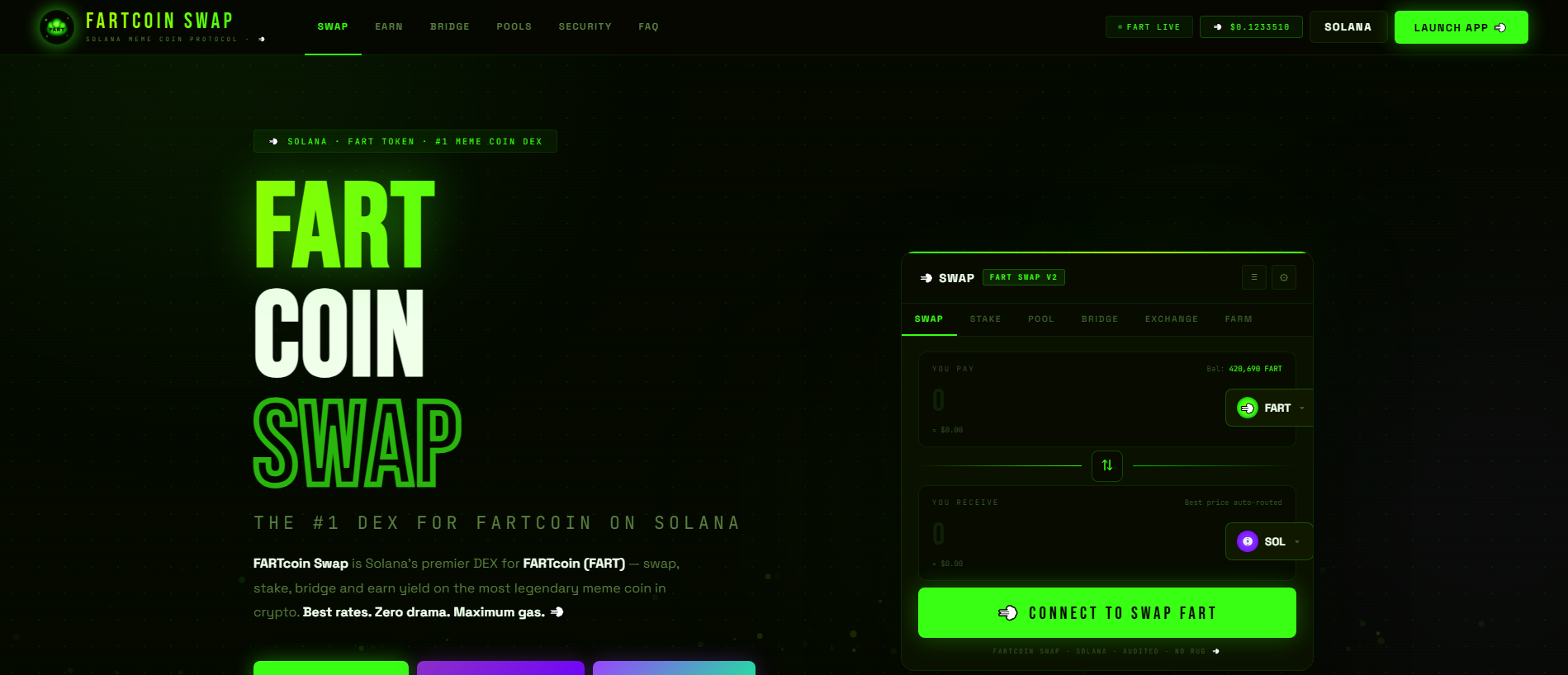 Stored capture of fartcoinswap.pro