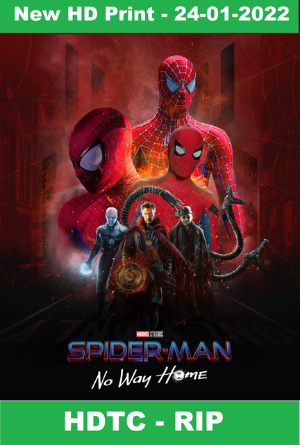 Spider Man No Way Home (2021) Dual Audio {Hindi-English} HDTC-Rip 480p [470MB] | 720p [1.3GB] | 1080p [3.7GB]