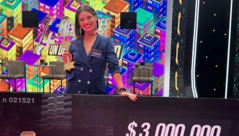 una correntina ganó  millones en “Los 8 escalones”