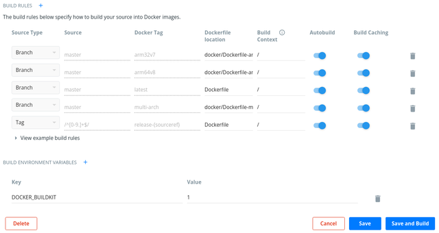 docker-hub-build-rules
