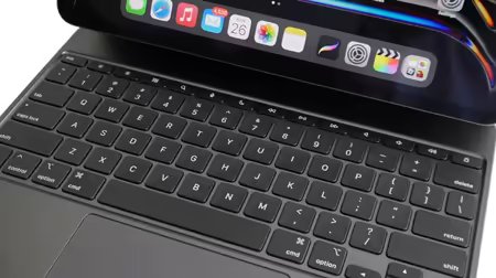 iPad Pro M4のキーボード、ファンクションキー。