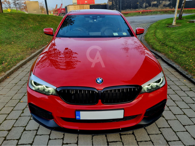 BMW 5 Series G30 Pre-LCI Gloss Black Performance Style Splitter 2017-2020