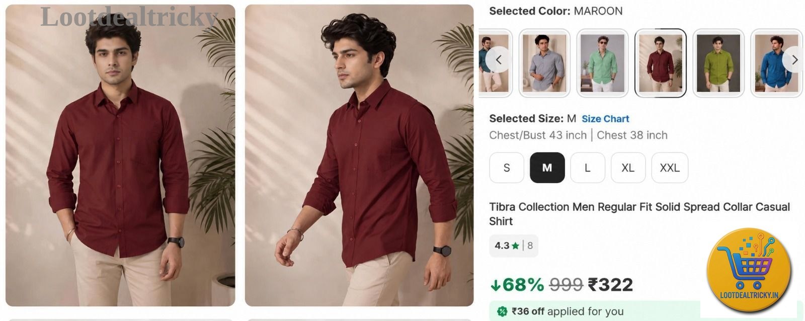 Tibra Collection Men | Loot Deal Tibra Collection Men | Loot Deal