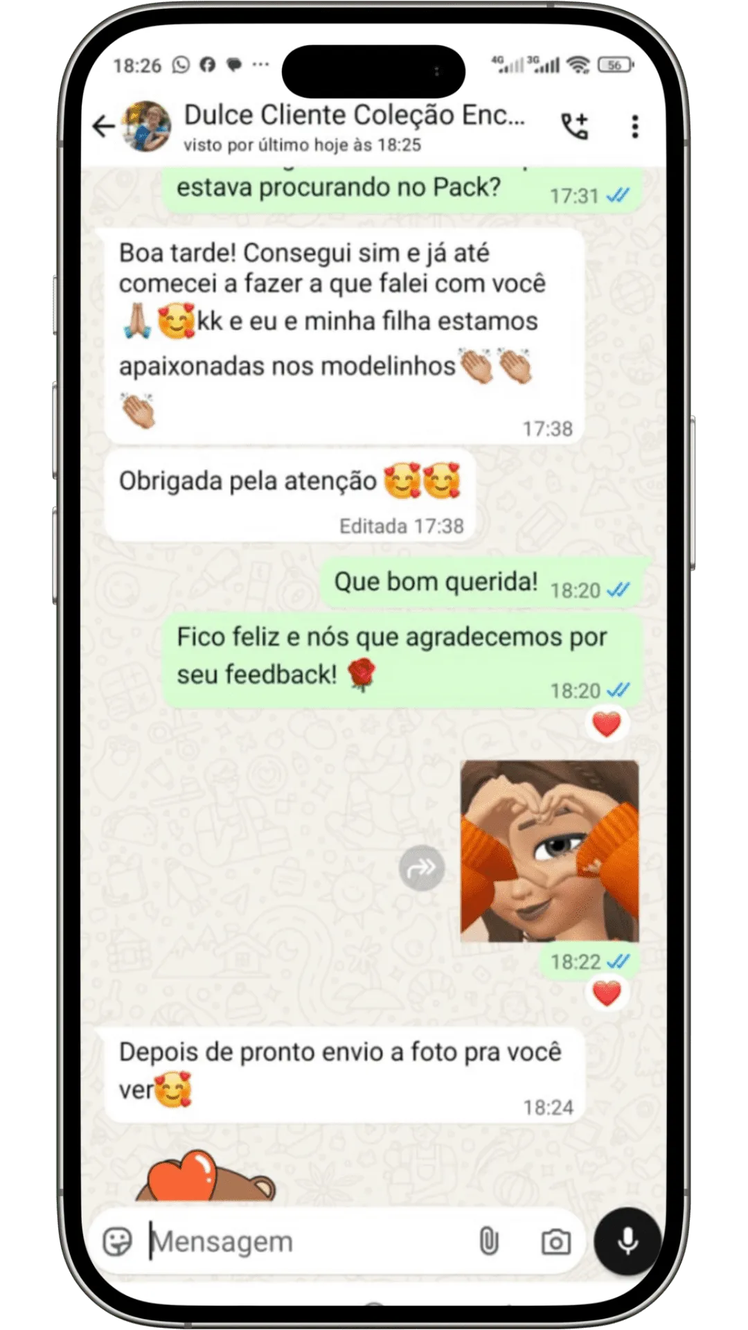 Depoimento de aluna 5