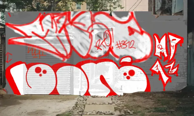 Graffiti artwork by MPAZ