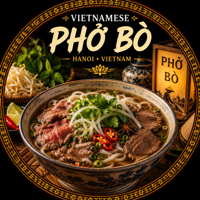 Vietnamese Pho Bo from Hanoi