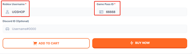 Submit Roblox ID