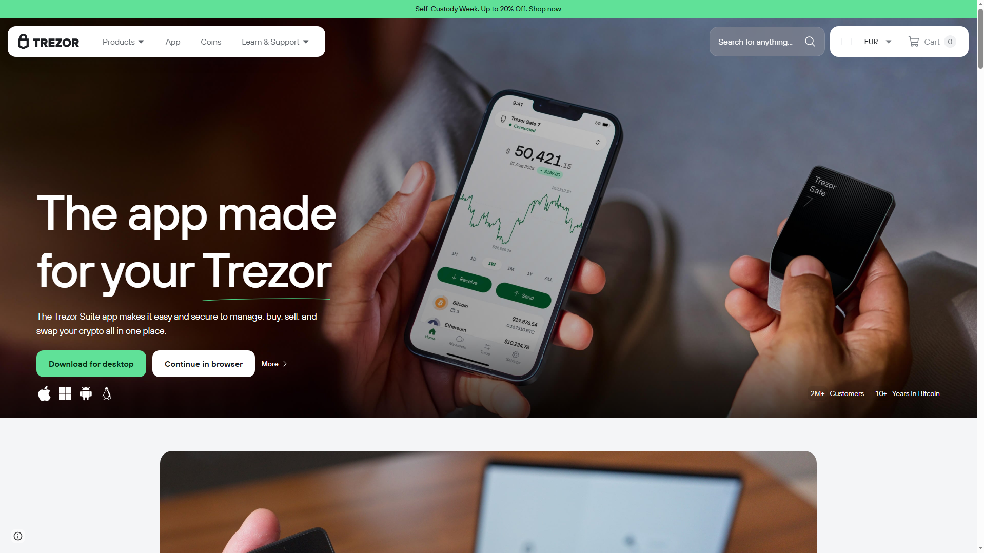 Stored capture of vtrezor.io