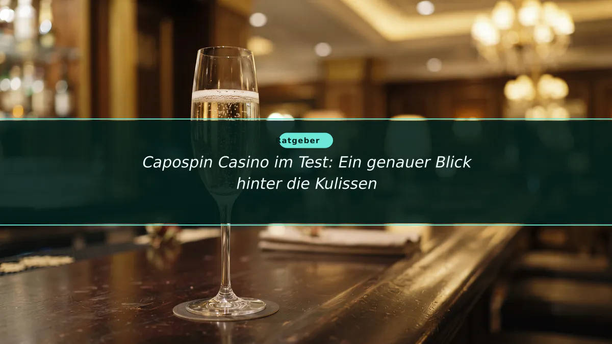 Capospin Casino im Test: Ein genauer Blick hinter die Kulissen